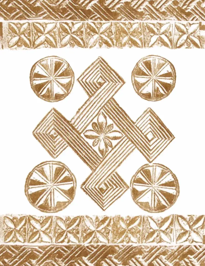 Traditional Nuristani cultural design pattern